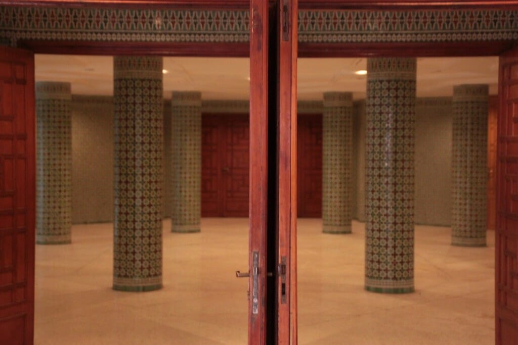 Porte et pilliers - Mosquée Hassan II - Casablanca
