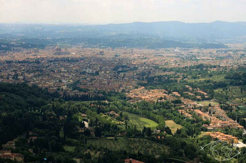 Bons plans pour visiter Florence autrement - Vue du village de Fiesole