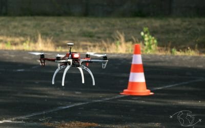 Législation drone en France - Drone en vol