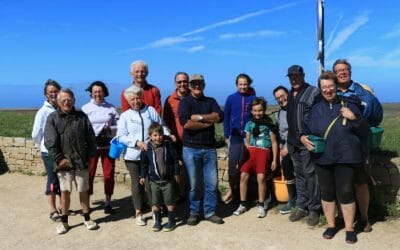Découvrir la Presqu'île de Lézardrieux avec les Greeters - Groupe de pêcheurs