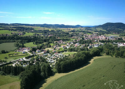 Corcieux - Vosges - Vue du ciel