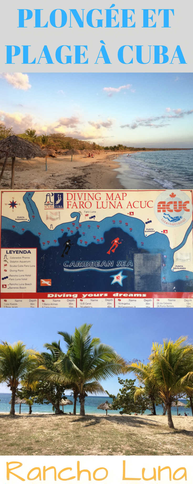 Plongée à Cuba et découvrir la plage de Rancho Luna