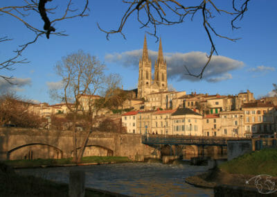 Randonner en Deux-Sèvres - vue de la ville de niort