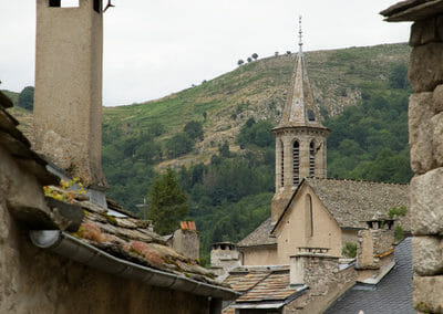 Vue de l église de Pont de Montvert