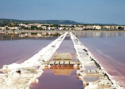 Visiter Narbonne - Salins de Gruissan - Chemin de sel