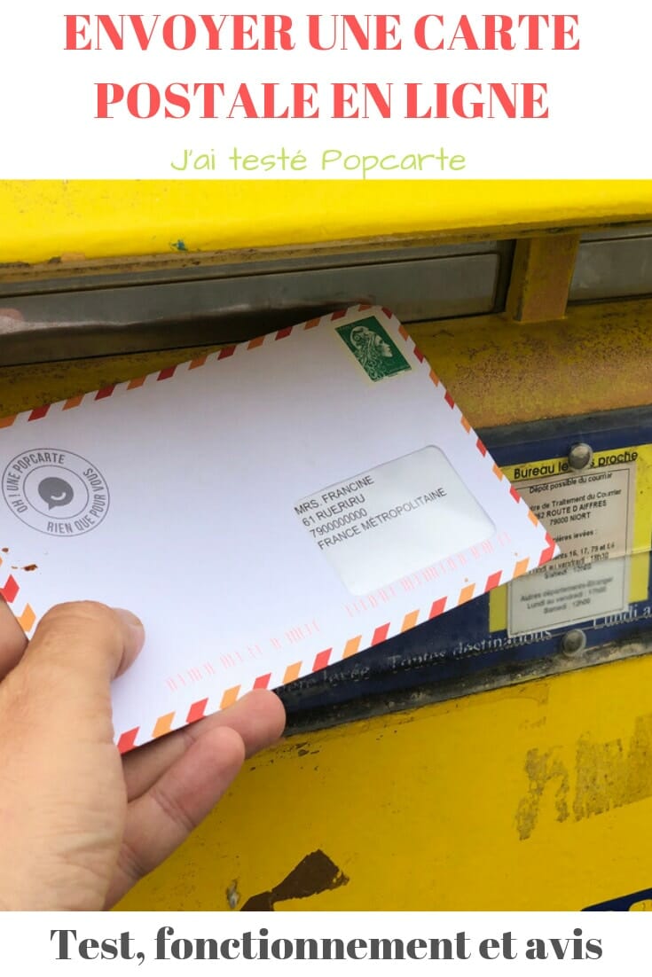 Envoyer une Carte Postale personnalisée en voyage : test de Popcarte
