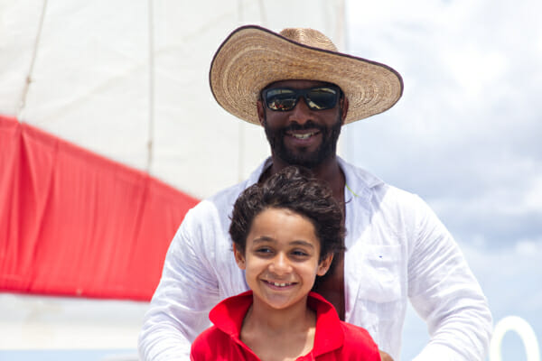 Mike, Capitaine du bateau le Kokoumdo - Faire du bateau en Martinique